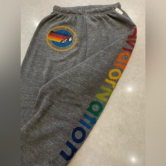 Aviator Nation Women’s Sweatpants In Heather Grey Size S - Picture 2 of 11